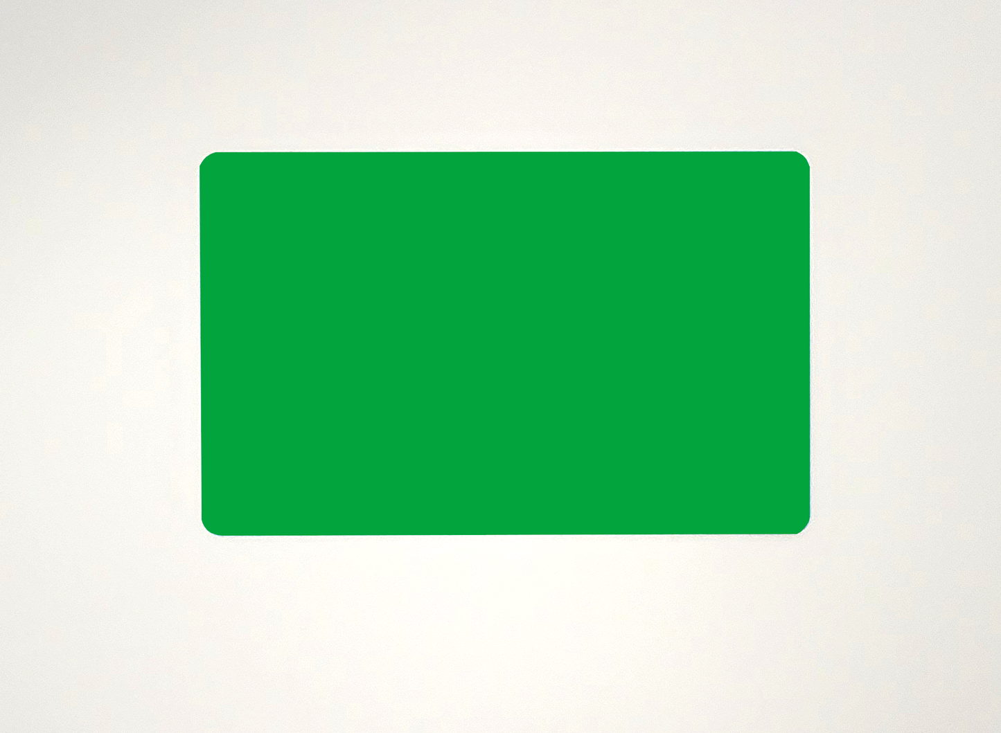 Premium Metal Business Cards – Custom Engraved Aluminum (25–100 Count, Green)