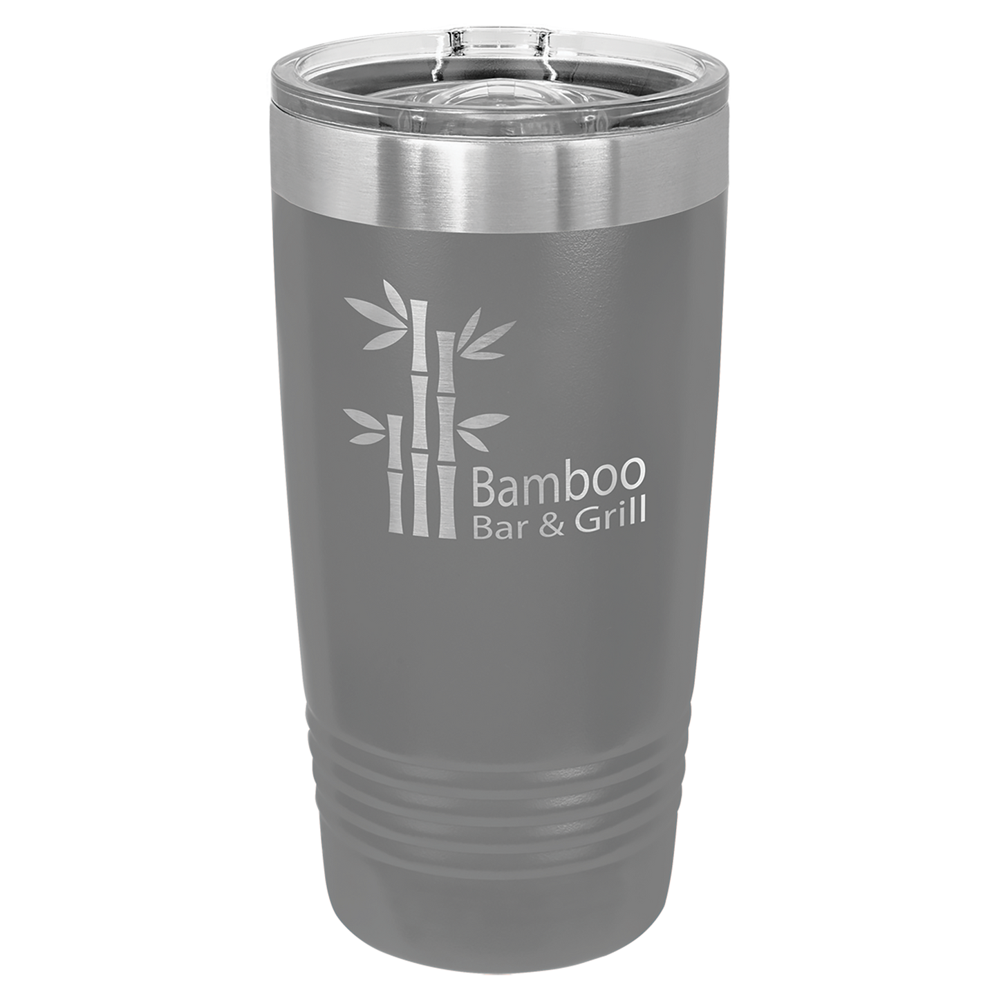 Custom 20 oz Engraved Tumbler (Grey) – Personalized Drinkware for Any Occasion