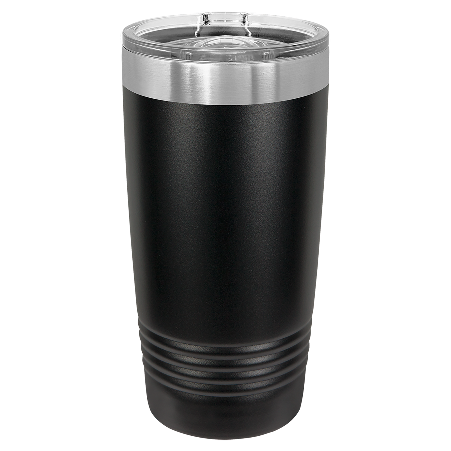Custom 20 oz Engraved Tumbler (Black / Stainless)– Personalized Drinkware for Any Occasion