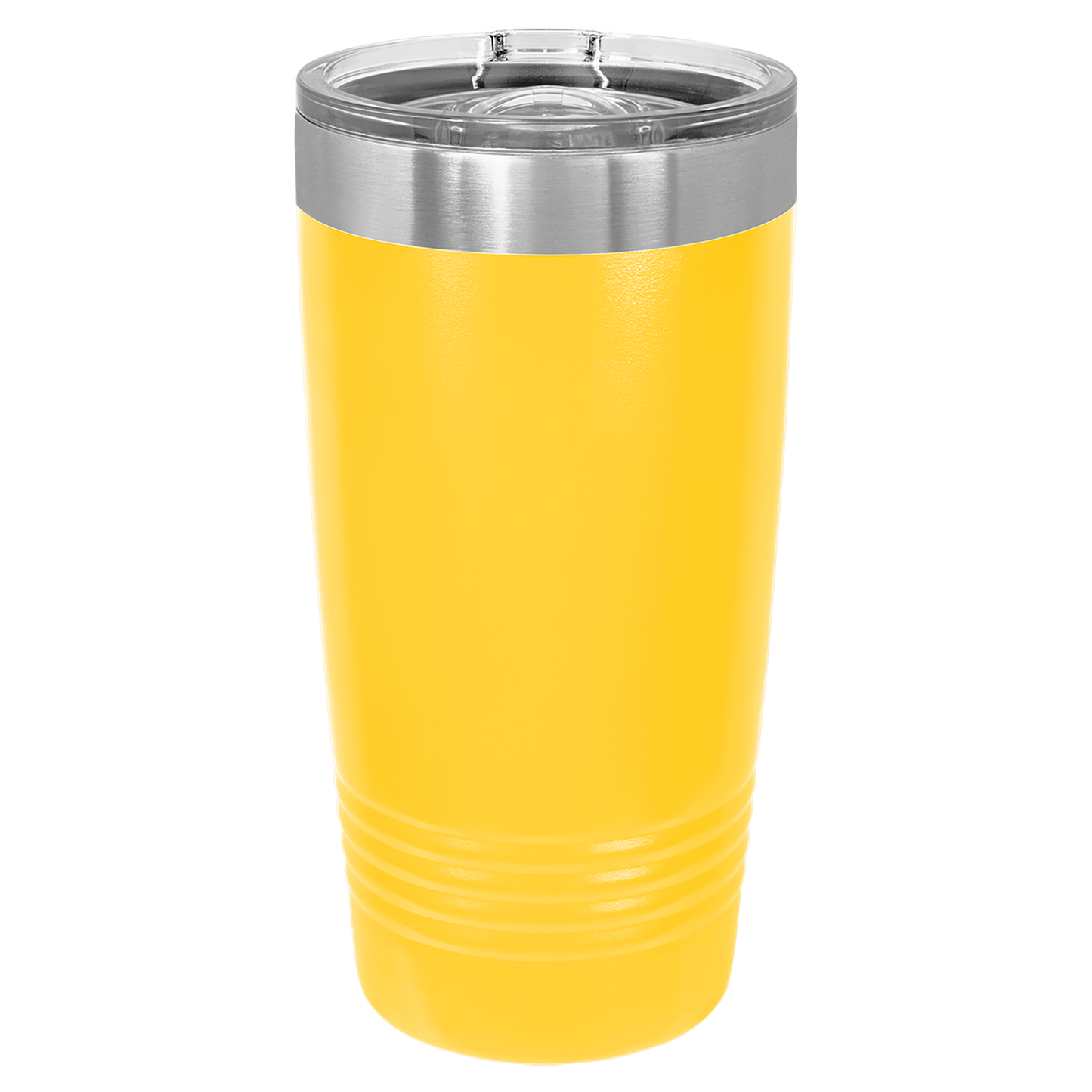 Custom 20 oz Engraved Tumbler (Yellow) – Personalized Drinkware for Any Occasion