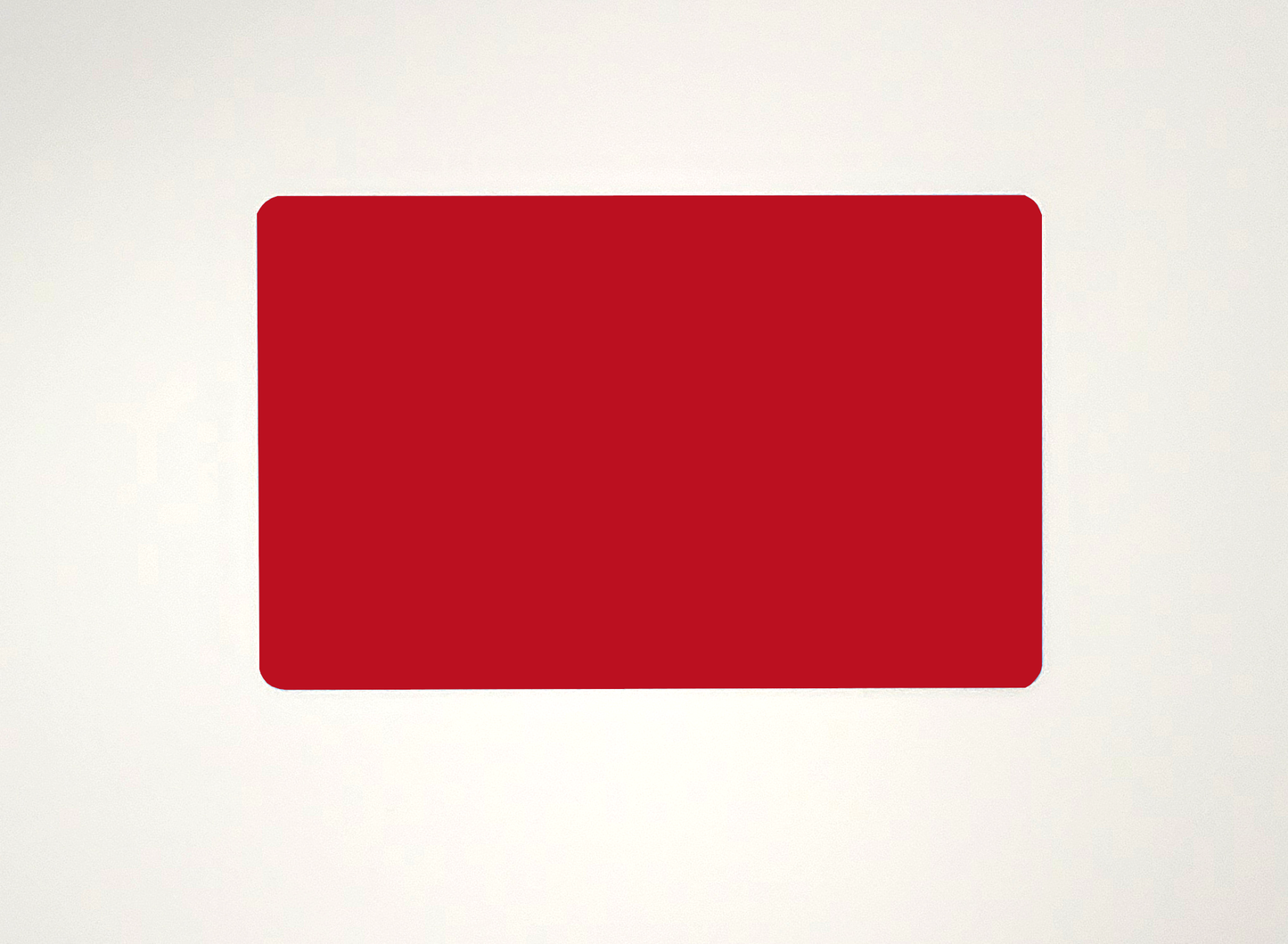 Premium Metal Business Cards – Custom Engraved Aluminum (25–100 Count, Red)