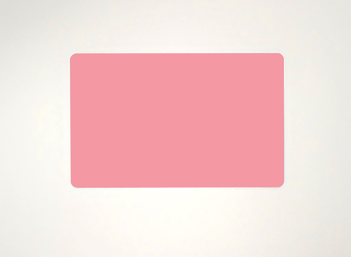 Premium Metal Business Cards – Custom Engraved Aluminum (25–100 Count, Rose)