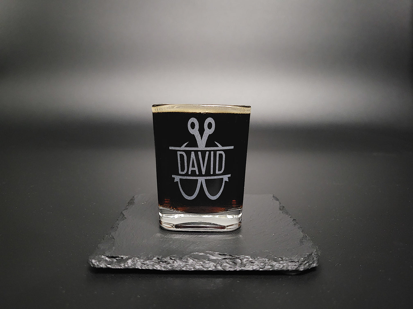 The Catch and Release Engraved Shot Glass – Personlized 2oz Barware