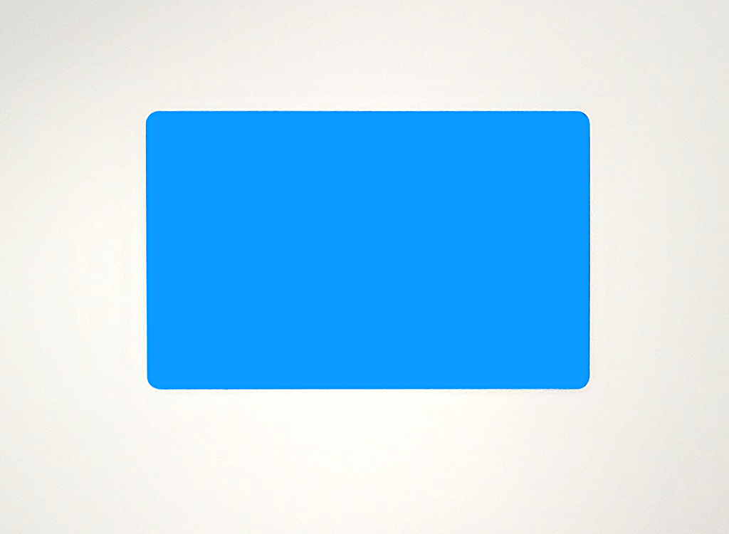 Premium Metal Business Cards – Custom Engraved Aluminum (25–100 Count, Blue)