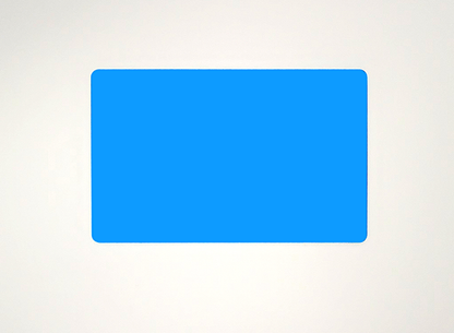 Premium Metal Business Cards – Custom Engraved Aluminum (25–100 Count, Blue)
