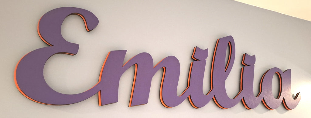 Custom Cut Name Sign – Personalized Wall Art for Homes & Events