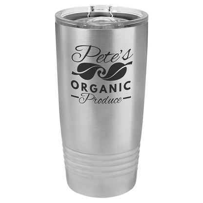 Custom 20 oz Engraved Tumbler (Stainless) – Personalized Drinkware for Any Occasion