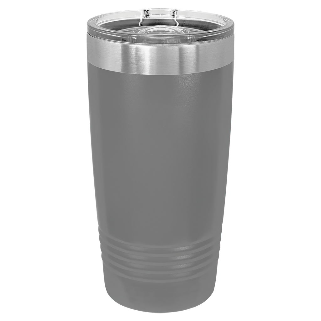 Custom 20 oz Engraved Tumbler (Grey) – Personalized Drinkware for Any Occasion