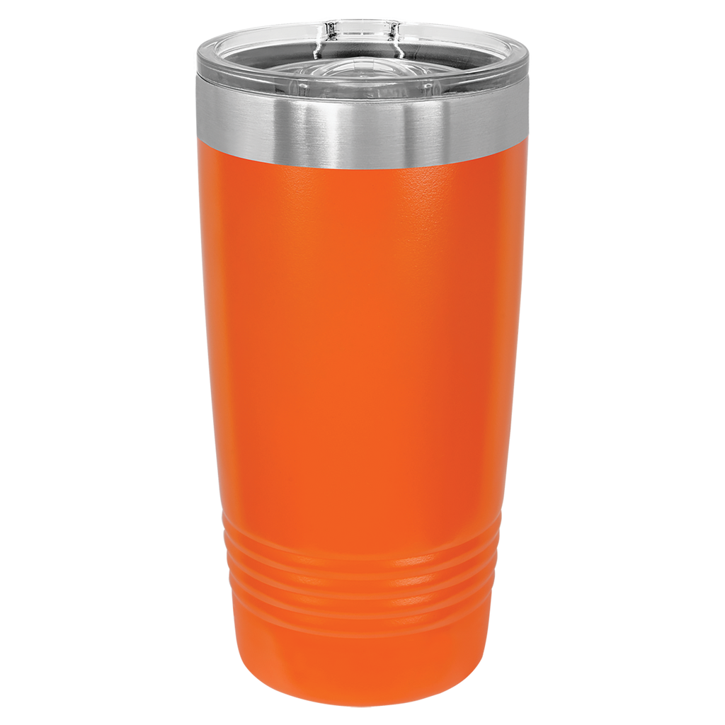 Custom 20 oz Engraved Tumbler (Orange) – Personalized Drinkware for Any Occasion