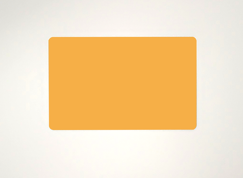 Premium Metal Business Cards – Custom Engraved Aluminum (25–100 Count, Orange)