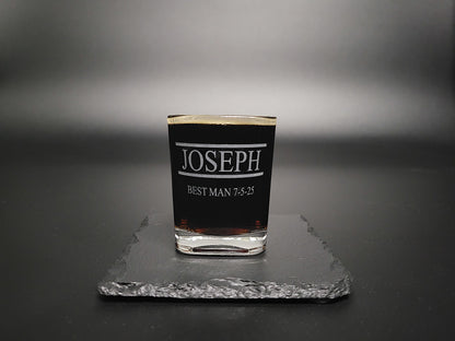 Prestige Engraved Shot Glass – Personlized 2oz Barware